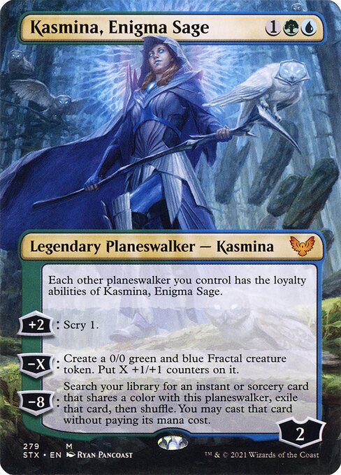 Kasmina, Enigma Sage (279) [Strixhaven: School of Mages] [Borderless]