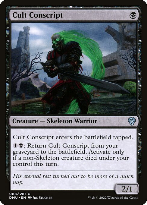 Cult Conscript (88) [Dominaria United]