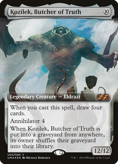 Kozilek, Butcher of Truth (U3) [Ultimate Box Topper] [Extended Art]