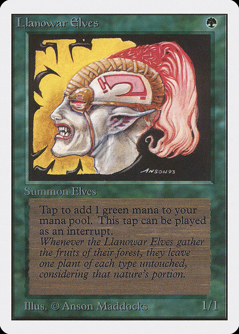 Llanowar Elves (211) [Unlimited Edition]