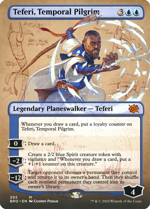 Teferi, Temporal Pilgrim (293) [The Brothers' War] [Borderless]