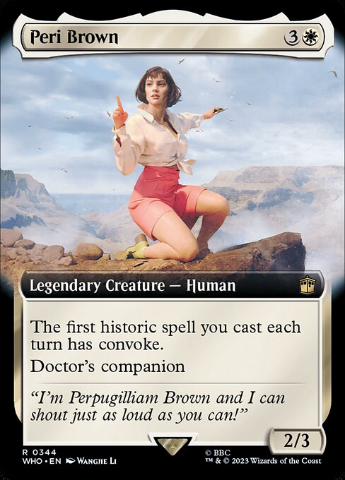 Peri Brown (344) [Doctor Who] [Extended Art]