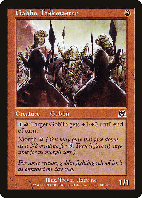 Goblin Taskmaster (210) [Onslaught]