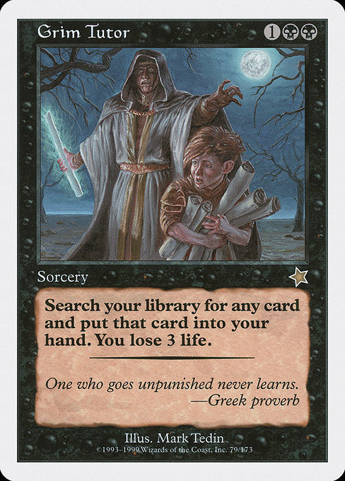 Grim Tutor (79) [Starter 1999]