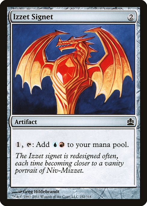 Izzet Signet (252) [Commander 2011]