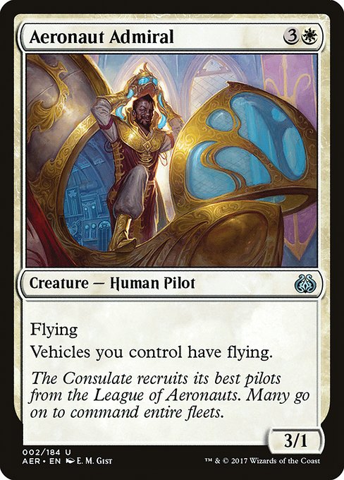 Aeronaut Admiral (2) [Aether Revolt]