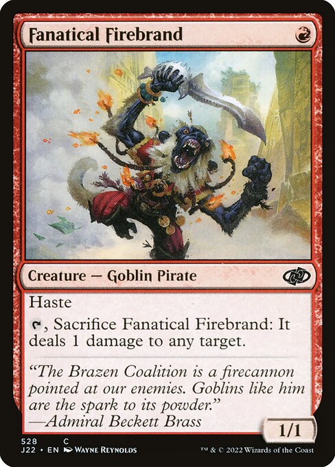 Fanatical Firebrand (528) [Jumpstart 2022]