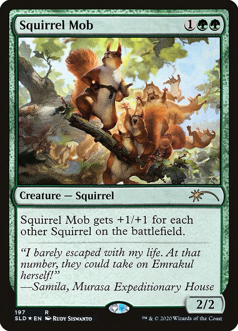 Squirrel Mob (197) [Secret Lair Drop]