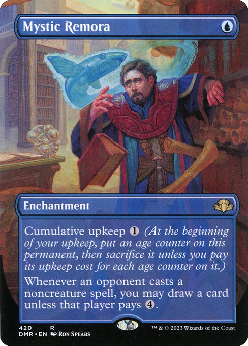Mystic Remora (420) [Dominaria Remastered] [Borderless]