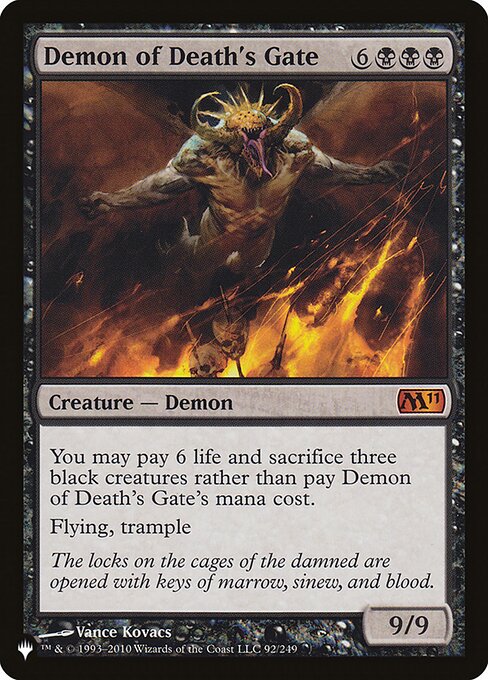 Demon of Death's Gate (M11-92) [The List]