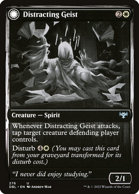 Distracting Geist // Clever Distraction (276) [Innistrad: Double Feature]