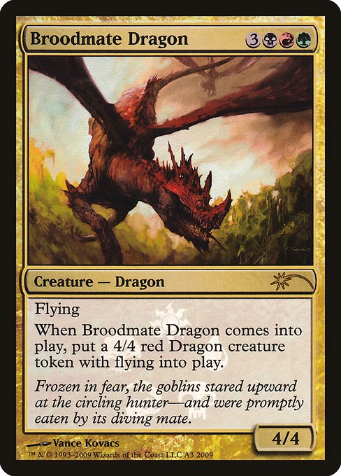 Broodmate Dragon (A3) [Shards of Alara Promos]