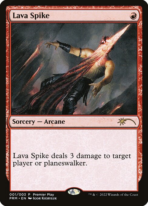Lava Spike (2022-1) [Pro Tour Promos]