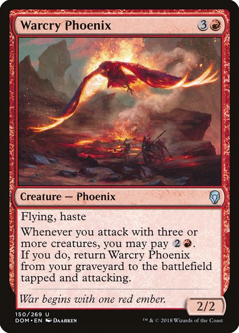 Warcry Phoenix (150) [Dominaria]