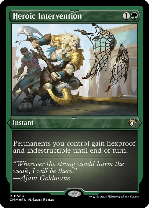 Heroic Intervention (563) [Commander Masters]