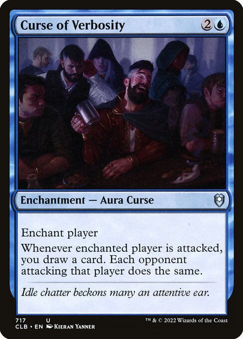 Curse of Verbosity (717) [Commander Legends: Battle for Baldur's Gate]