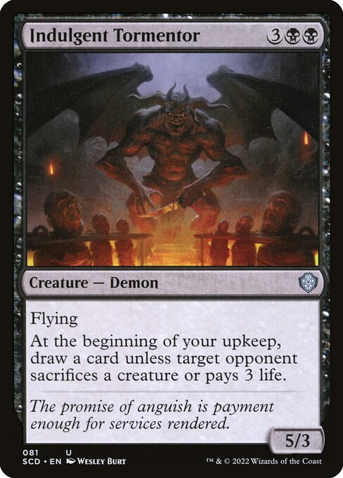Indulgent Tormentor (81) [Starter Commander Decks]