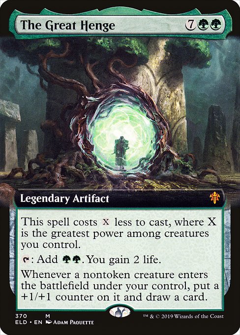 The Great Henge (370) [Throne of Eldraine] [Extended Art]