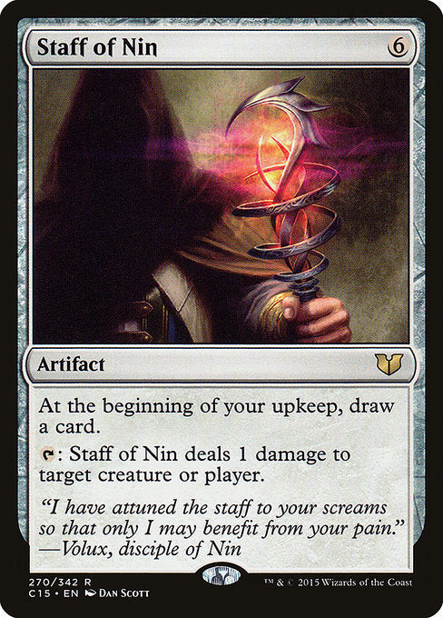Staff of Nin (270) [Commander 2015]