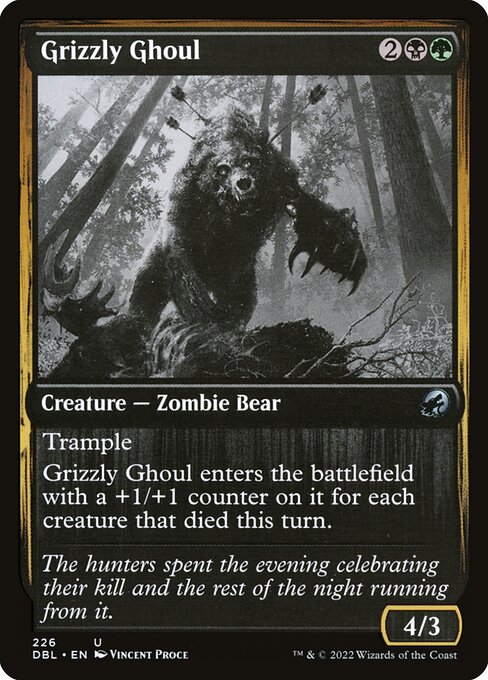 Grizzly Ghoul (226) [Innistrad: Double Feature]