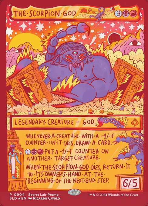 The Scorpion God (904) [Secret Lair Drop] [Borderless]