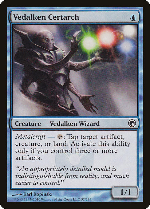 Vedalken Certarch (52) [Scars of Mirrodin]