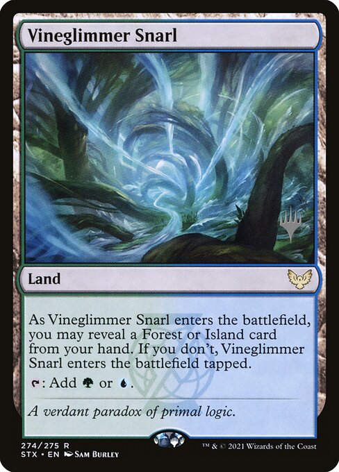 Vineglimmer Snarl (274p) [Strixhaven: School of Mages Promos]