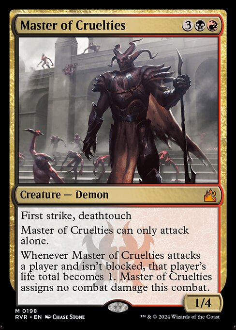 Master of Cruelties (198) [Ravnica Remastered]