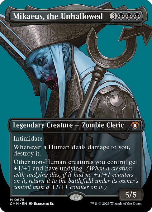 Mikaeus, the Unhallowed (675) [Commander Masters] [Borderless]