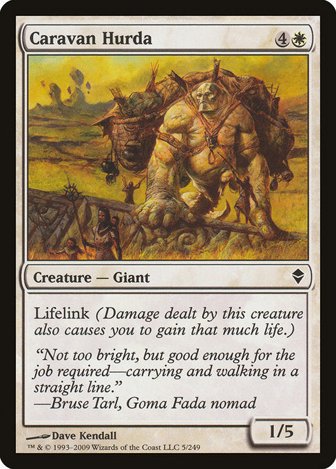 Caravan Hurda (5) [Zendikar]