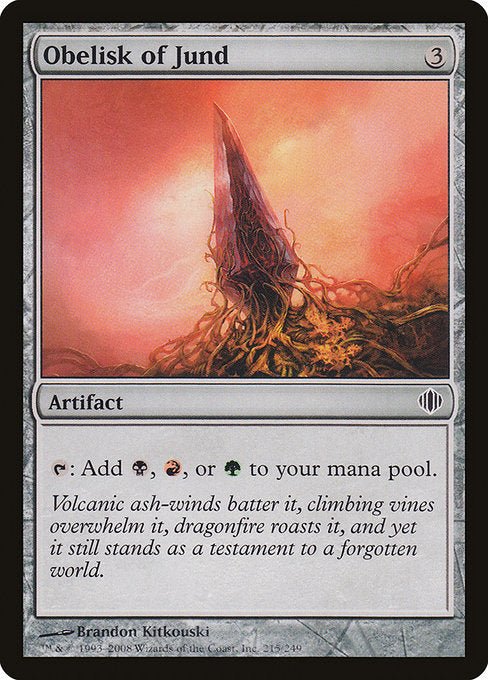 Obelisk of Jund (215) [Shards of Alara]