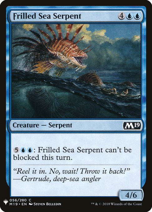 Frilled Sea Serpent (M19-56) [The List]