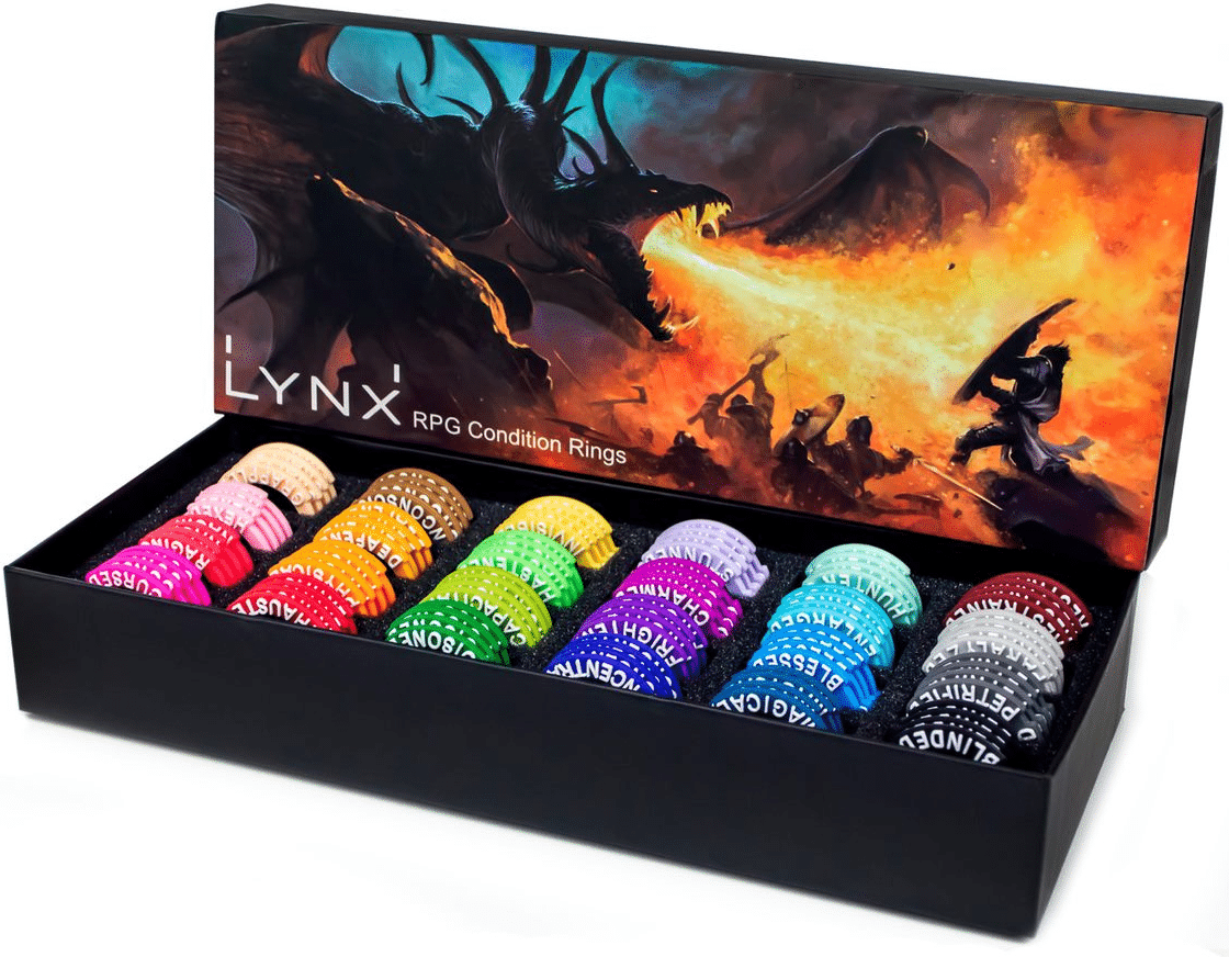 RPG Condition Rings/Markers 96 Piece Set image 0