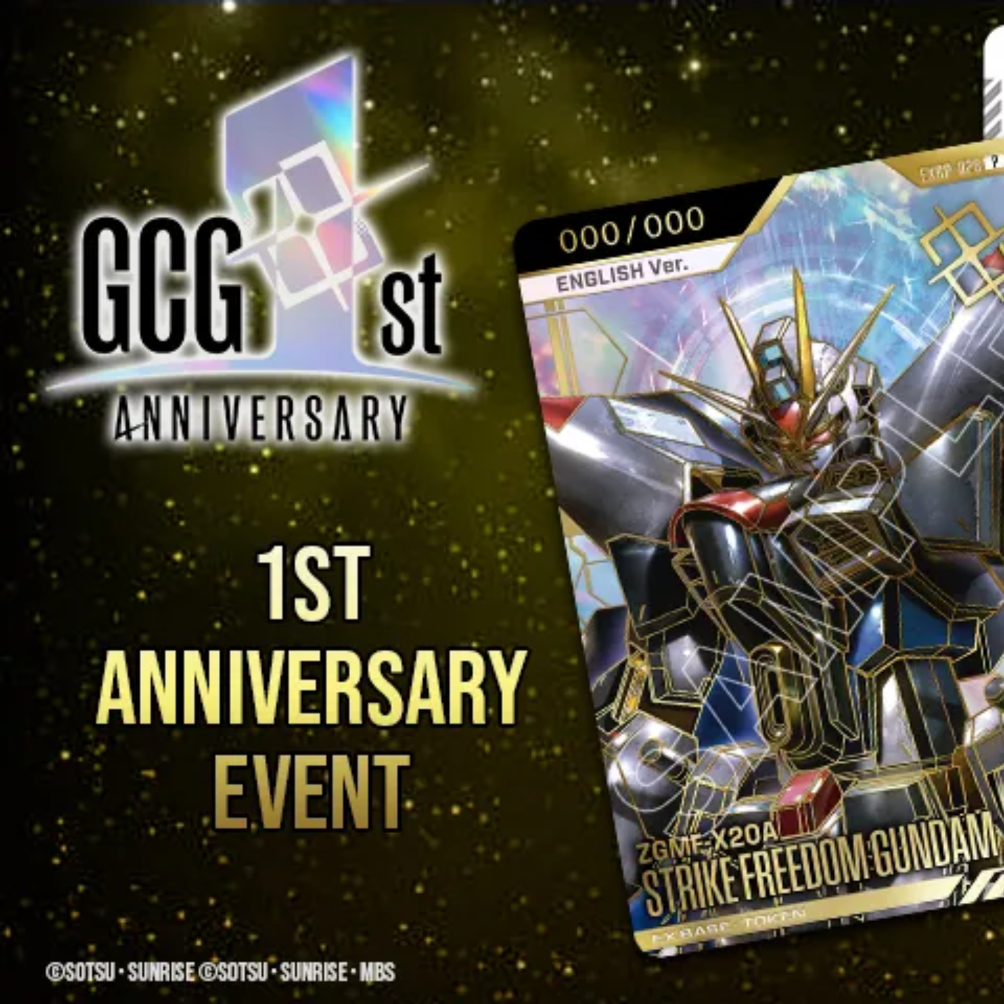 Gundam Card Game 1st Anniversary Tournament Saturday Sept 19 @2pm
