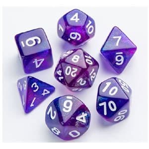 Gamegenic Galaxy: Nebula 7pc Dice Set