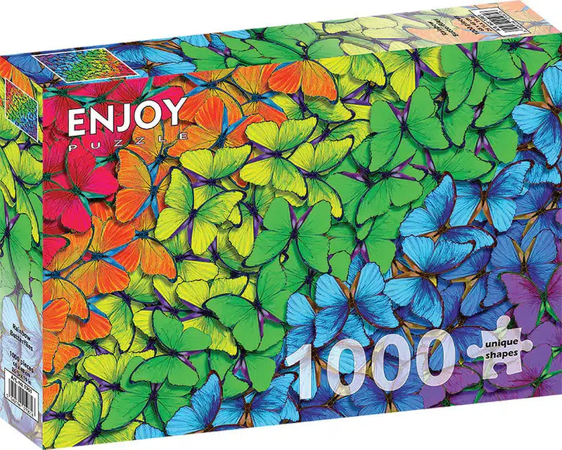 Enjoy Puzzle: Rainbow Butterflies - A Muse N Games