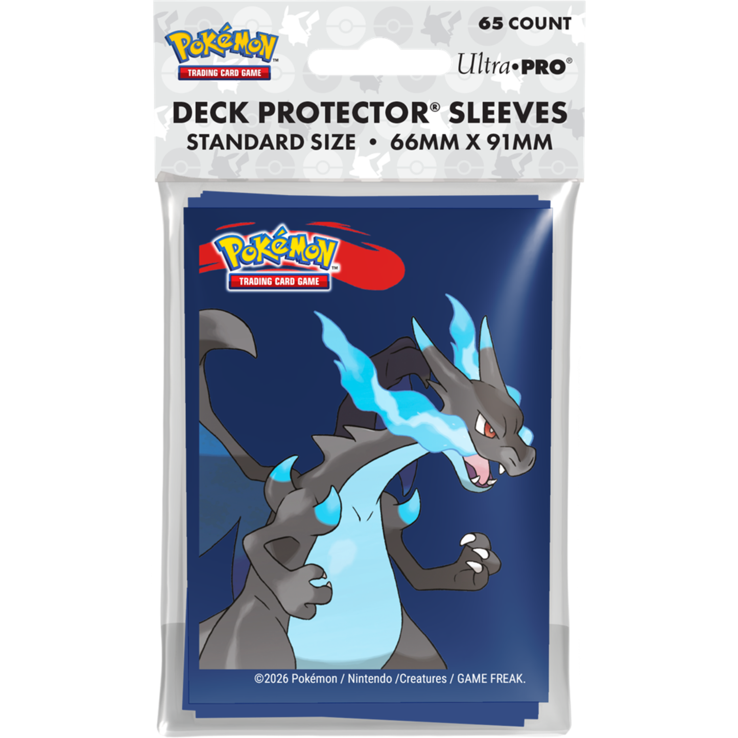 Ultra Pro Pokemon Mega Charizard X Sleeves 65 Count