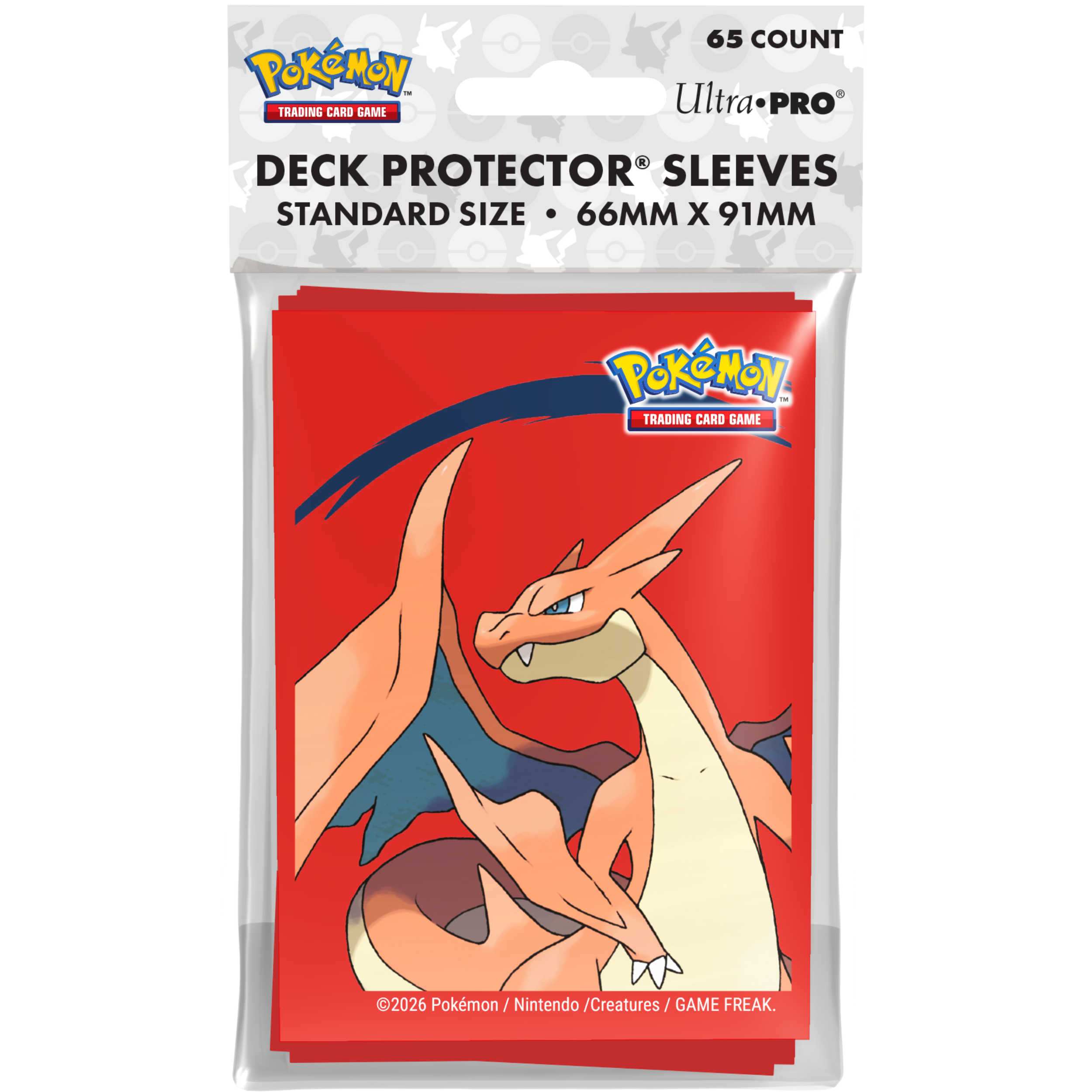Ultra Pro Pokemon Mega Charizard Y Sleeves 65 Count